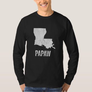 Camiseta Louisiana Papaw Louisiana Silhouette State Coolest