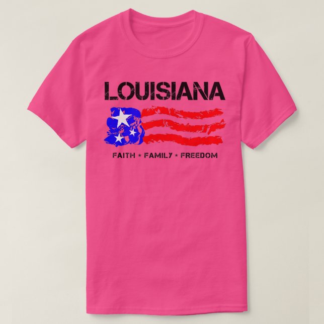 Camiseta Louisiana Patriótica 1 (Diseño del anverso)