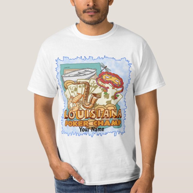 Camiseta Louisiana Poker (Anverso)