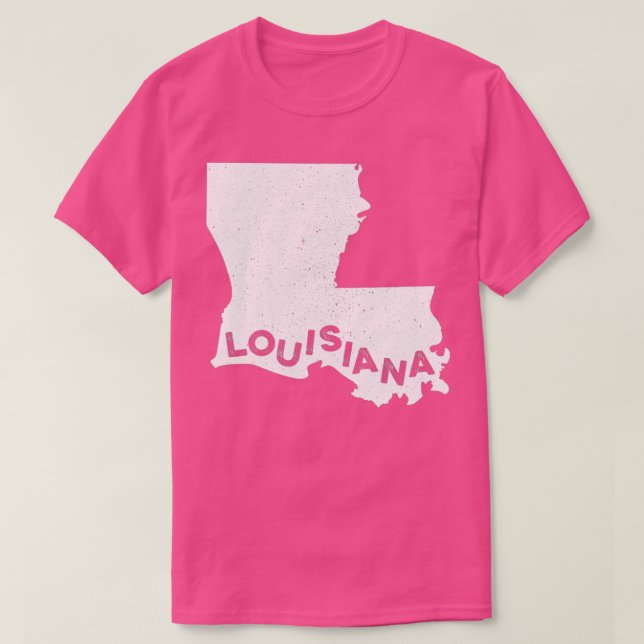 Camiseta Louisiana Roots Mapa estatal Hogar Regalo del Orgu (Diseño del anverso)