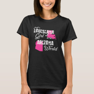 Camiseta Louisiana: Un chica de Louisiana en Arizona