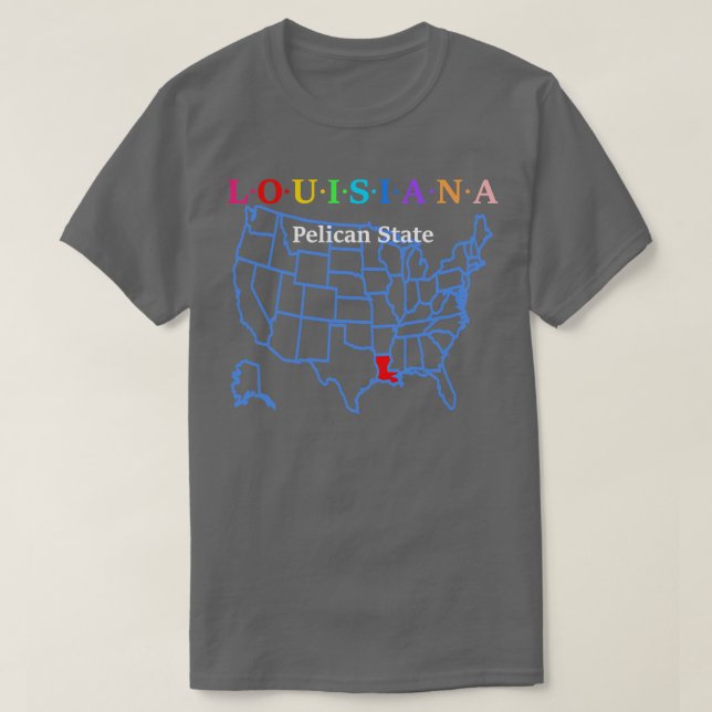 Camiseta Louisiana USA (Diseño del anverso)