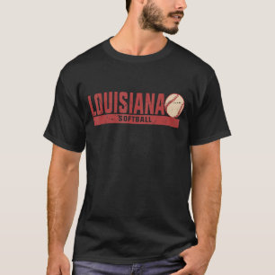 Camiseta Louisiana Vintage Softba Equipo Retro Softba