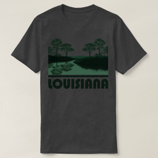 Camiseta Louisiana y la naturaleza TShirt (Diseño del anverso)