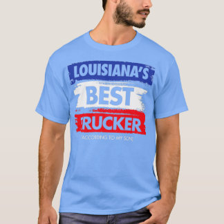 Camiseta Louisianas mejor camionero según mi hijo