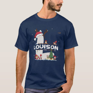 Camiseta Louison Navidades con Louison Name para divertidas