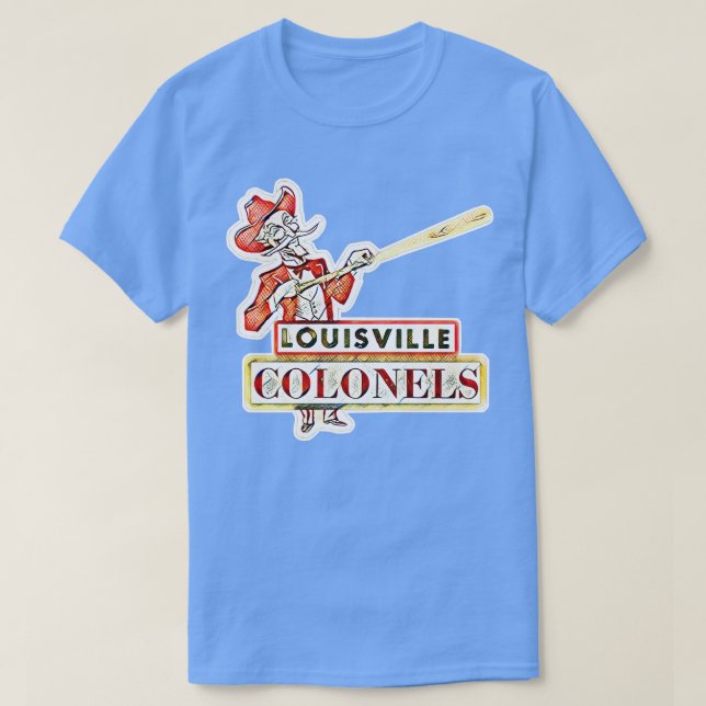 Camiseta Louisville Colonels Baseball TShirt (Diseño del anverso)
