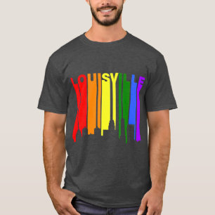 Camiseta Louisville Kentucky LGBQ Gay Pribow Rainbow