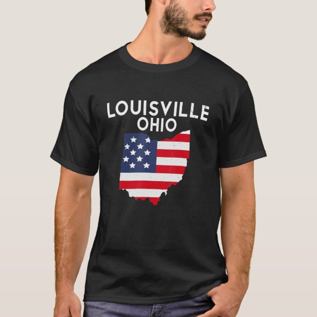 Camiseta Louisville Ohio EE.UU. EE.UU. EE.UU. EE.UU. Viajes (Anverso)