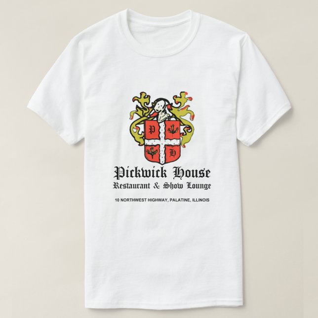 Camiseta Lounge del restaurante Pickwick House, Palatine, I (Diseño del anverso)