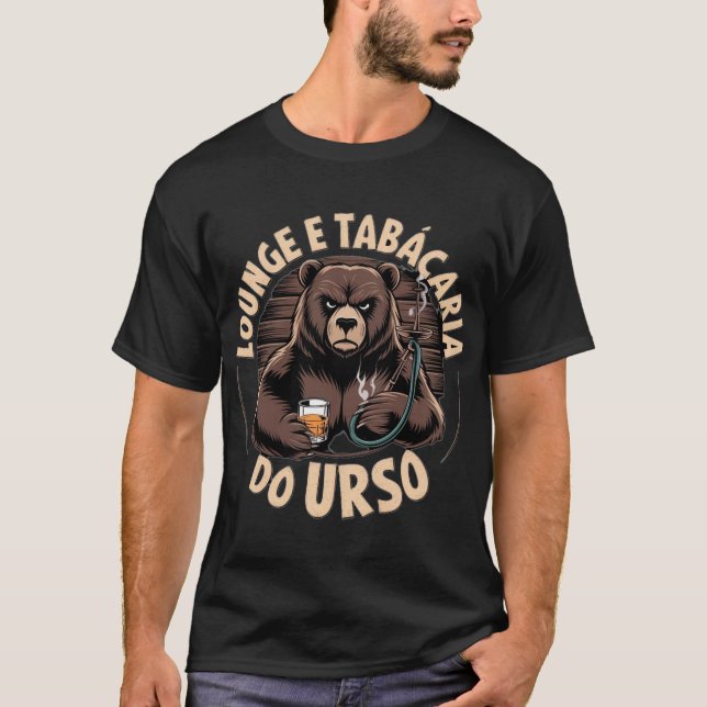 Camiseta loungee tabacaria do urso (Anverso)