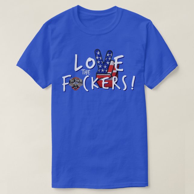 Camiseta LOVE 003 The Farm Liberty Missouri USA Bar Honky-t (Diseño del anverso)