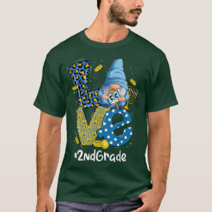 Camiseta Love 2º Grado Leopard Gnome Happy Chanukah Hanukk