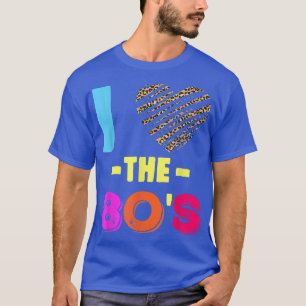 Camiseta Love 80's Disco Music Leopard Heart