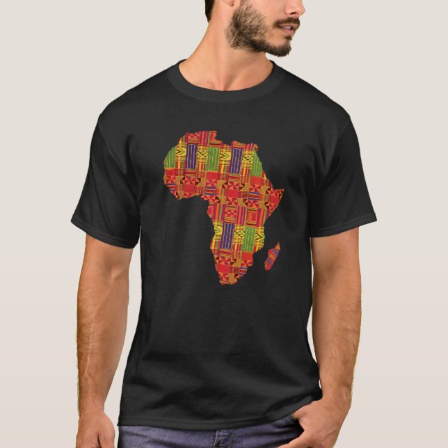 Camiseta Love Africa African Land Map Orgullo Black History (Anverso)