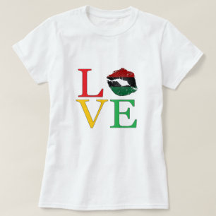 Camiseta LOVE Afrocentric Lips T-Shirt