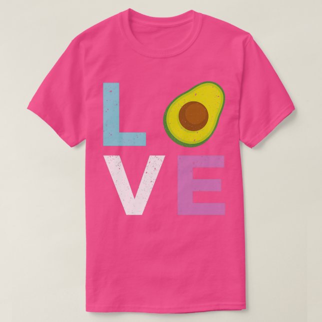 Camiseta LOVE Aguacates 2 (Diseño del anverso)