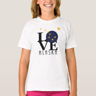 Camiseta LOVE Alaska (impresión frontal)