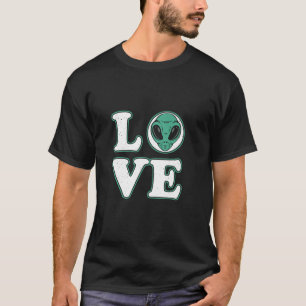 Camiseta Love Aliens Ufo Galaxy Universe Et Spaceman Sci Fi
