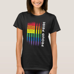 Camiseta Love America Flag Rainbow Orud Gay Lgbtq Lgbt Pri