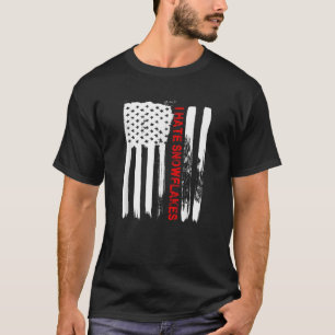 Camiseta Love America I Hate Snowflakes Funny USA Flag Gift