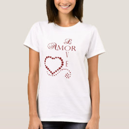 Camiseta Love Amor Heart Valentine