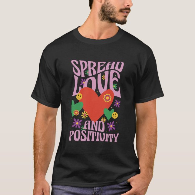 Camiseta love and positivity (Anverso)