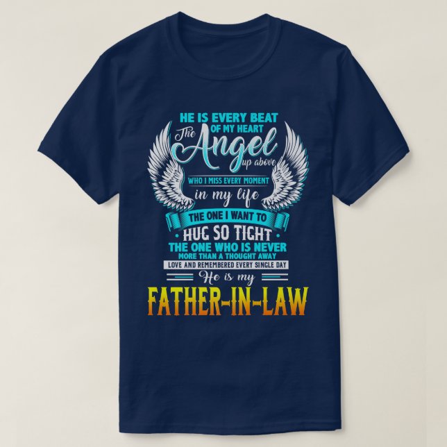Camiseta Love And Remembered Every Single Day He Is My Fath (Diseño del anverso)