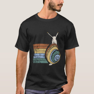 Camiseta Love Animals Retro Snail Gift Idea De Diseño Para 