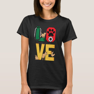 Camiseta Love Animals Vet Tech Life Cute Veterinario Assist