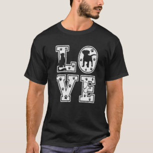 Camiseta Love Animals Vet Tech Retro Veterinaria Technicia