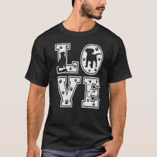 Camiseta Love Animals Vet Tech Retro Veterinaria Technicia