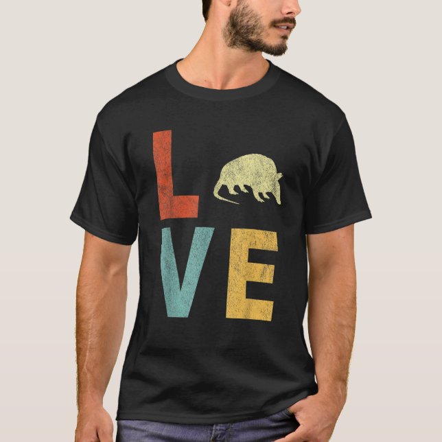 Camiseta Love Armadillo Lover Cita divertida de Armadillo R (Anverso)