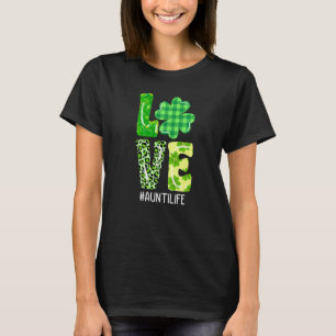 Camiseta Love Aunt Shamrock Funny St Patricks Day Mateo