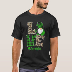 Camiseta Love Auntie Life St Patrics Day Gnome Irish