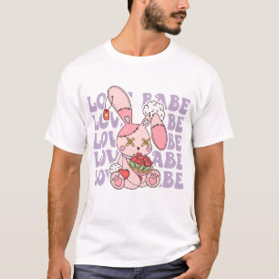 Camiseta Love Babe Valentine Bunny