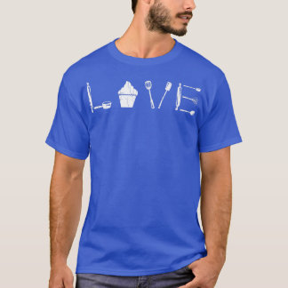 Camiseta Love Baking Funny Baker Cookie Crew Bake Lover Gra