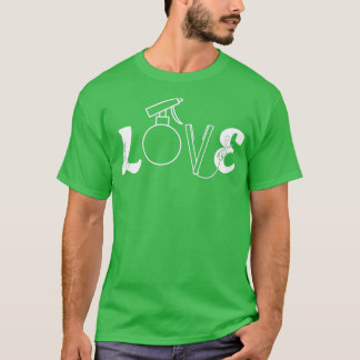 Camiseta Love Barber Tools Palabras Temáticas Barbershop St