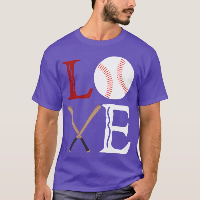 Camiseta Love Baseball friends (Anverso)