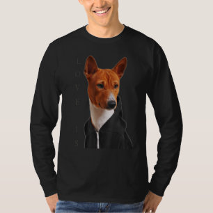 Camiseta Love Basenji Dog Mom Dad Puppy Cute Mascota Valent