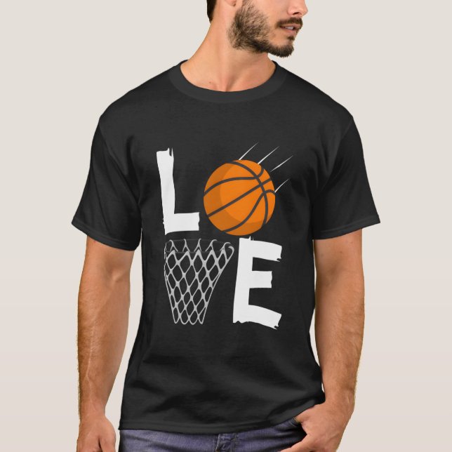 Camiseta Love Basketball Bball For (Anverso)