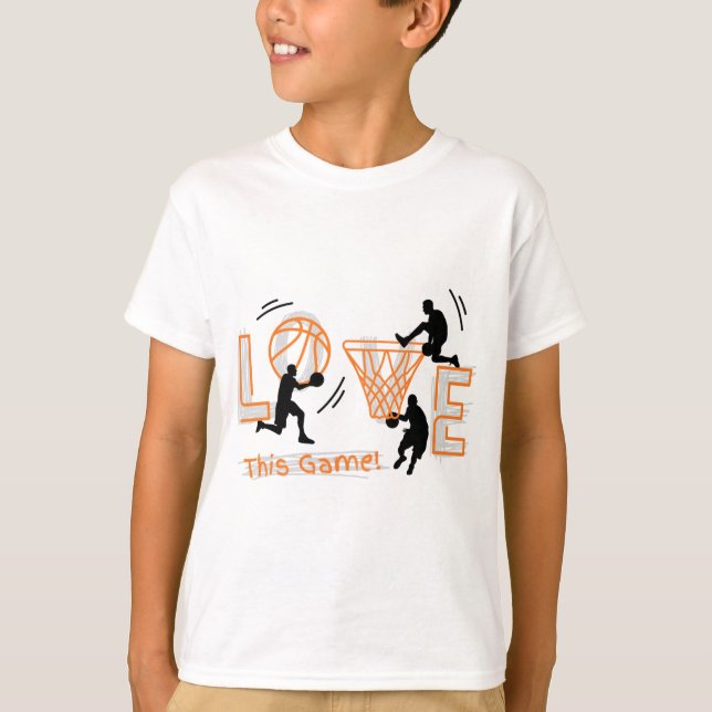 Camiseta Love Basketball Boys White T-Shirt (Anverso)