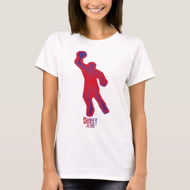CAMISETA LOVE BASKETBALL BY MASANSER PIXELAT (Anverso)