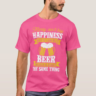 Camiseta Love Beer Money no puede comprar la felicidad pero