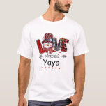 Camiseta Love Being Called Yaya Snowman Christmas Red Plaid<br><div class="desc">This Merry Christmas Snowman makes a perfect gift for birthday,  Christmas,  Halloween or any giving occasion. Buy one today for yourself or for a loved one. Christmas - Merry Christmas Snowman makes a funny,  great,  nice,  birthday gift for family,  friends,  men,  women,  dad,  mom,  brother,  sister who love Christmas</div>