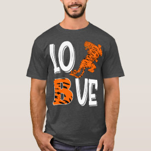 Camiseta Love Bengals Tiger para el día de San Valentín
