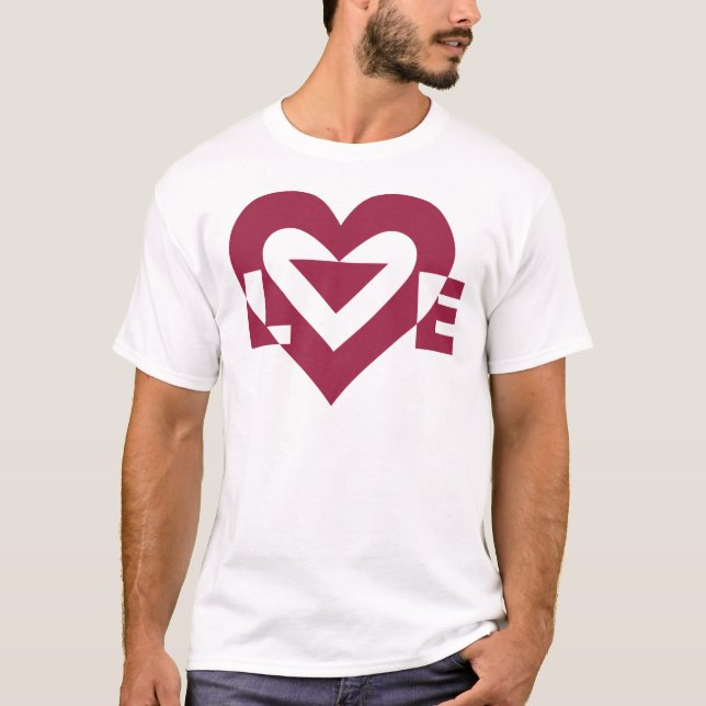Camiseta Love Berry Purple (Anverso)