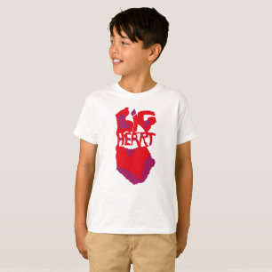 Camiseta Love.Big heart/Corazon Grande love by Masanser pix