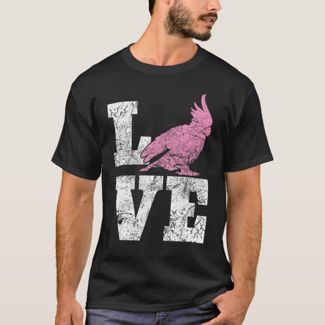 Camiseta Love Bird Cockatoo (Anverso)