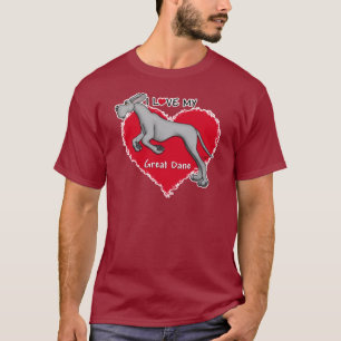 Camiseta Love Black Great Dane UC